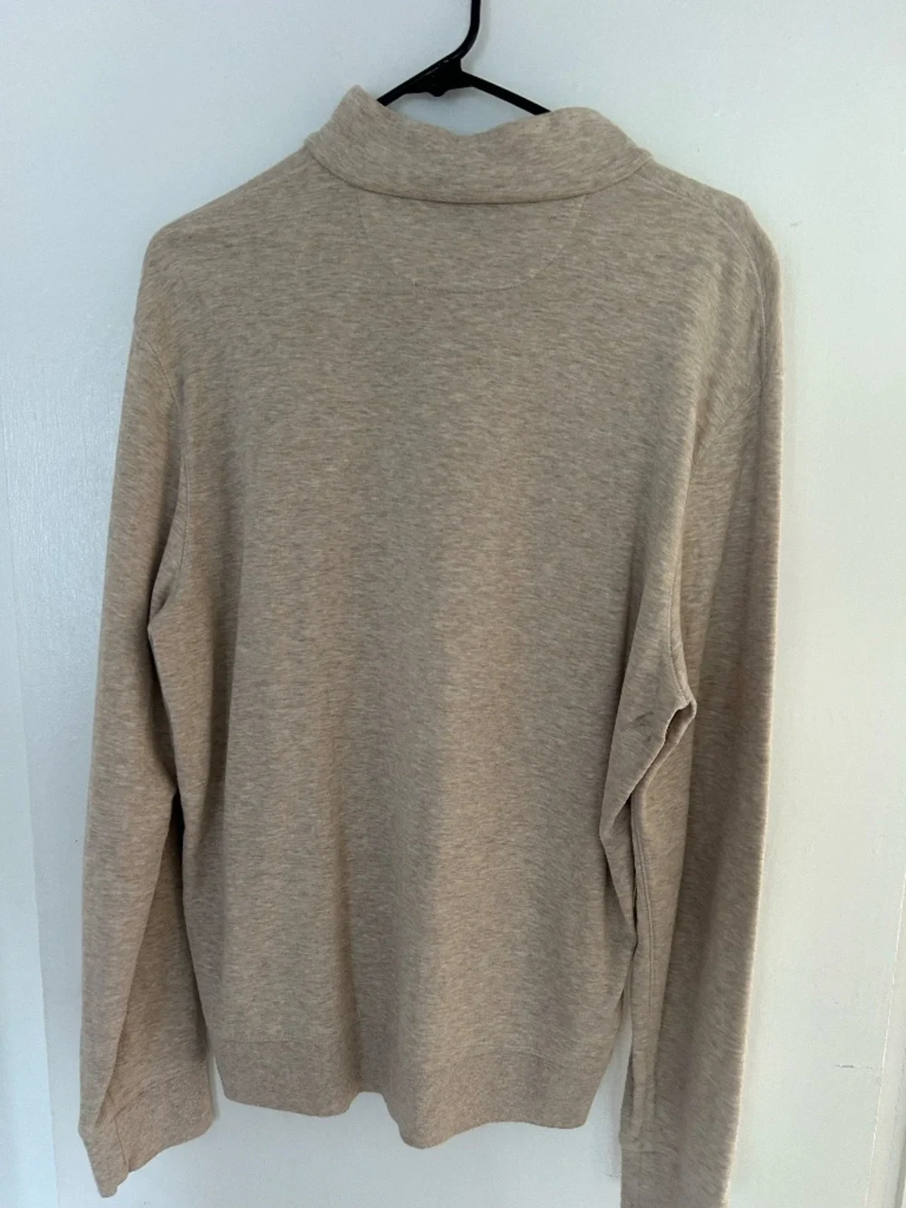 Tan Ralph Lauren mens quarter zip size M